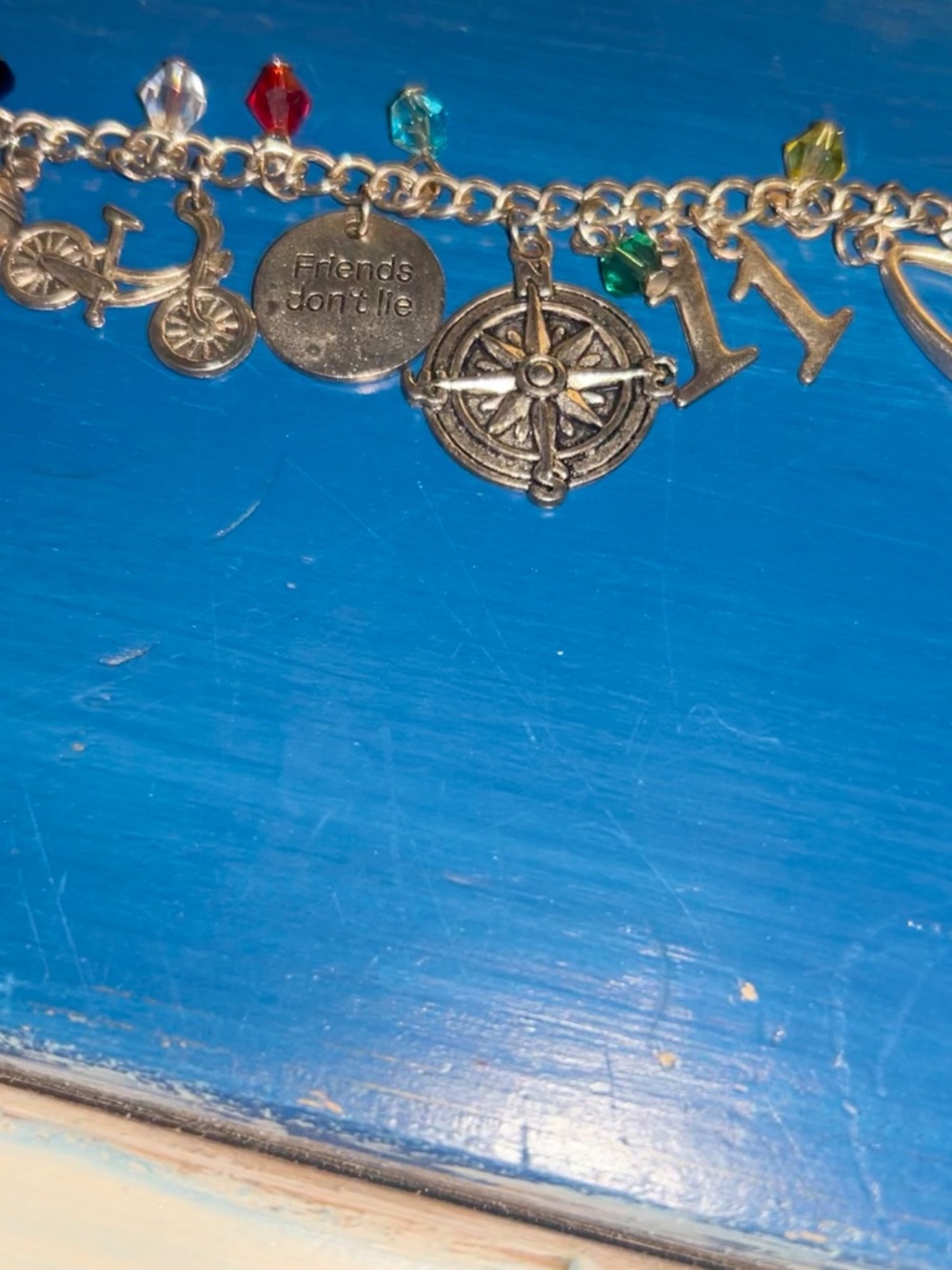 Stranger Things Iconic Multi-Charm Bracelet – Adjustable Chain - Picture 2 of 3